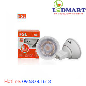 Bóng led chân cắm 12V FSL MR16F 5W