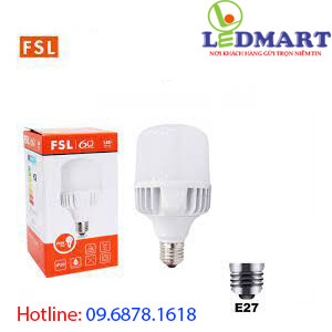 Đèn búp trụ led Đui E27 FSLT127 24W