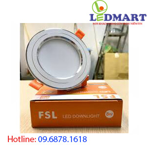 Đèn downlight âm trần đổi màu 8w FSL FSD084 8W