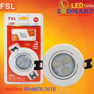 Đèn led downlight mắt ếch 4w FSL FSS605 4W