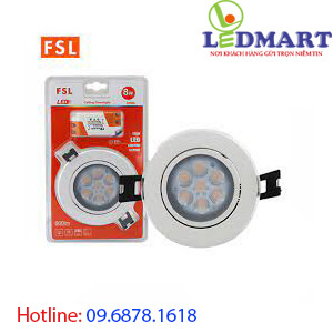 Đèn led downlight mắt ếch 8w FSL FSS605 8W